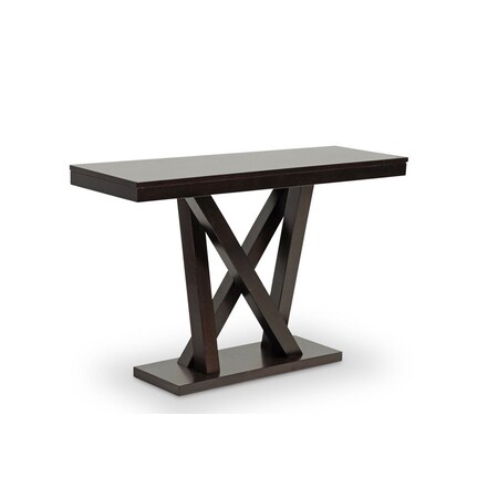Baxton Studio Everdon Dark Brown Modern Sofa Table 100-4967